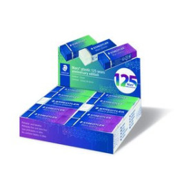 Gomas de borrar GOMA de BORRAR STAEDTLER 526 50 MARS PLASTIC 125 ANIVERSARIO CAJA de 20 10202233  154612