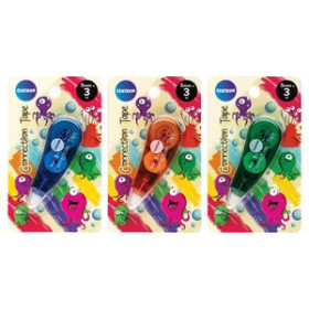 Correctores en cinta CORRECTOR CINTA CENTRUM 5 mm x 3 m COLORES SURTIDOS 10202447  555/33