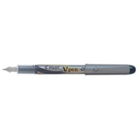 Plumas estilográficas desechables PLUMA PILOT V-PEN SILVER tinta NEGRA 10203401  735030