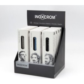 Bolígrafos retráctiles BOLIGRAFO INOXCROM BOOKS POETAS 2 EXPOSITOR DE 12