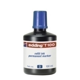 Tinta para marcadores permanentes TINTA ROTULADOR EDDING FRASCO 100 ml. T100 AZUL 10201222  182634558