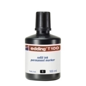 Tinta para marcadores permanentes TINTA ROTULADOR EDDING FRASCO 100 ml. T100 NEGRO 10206486  311746000