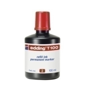 Tinta para marcadores permanentes TINTA ROTULADOR EDDING FRASCO 100 ml. T100 ROJO 10206491  311795000