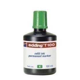Tinta para marcadores permanentes TINTA ROTULADOR EDDING FRASCO 100 ml. T100 VERDE 10206490  311787000