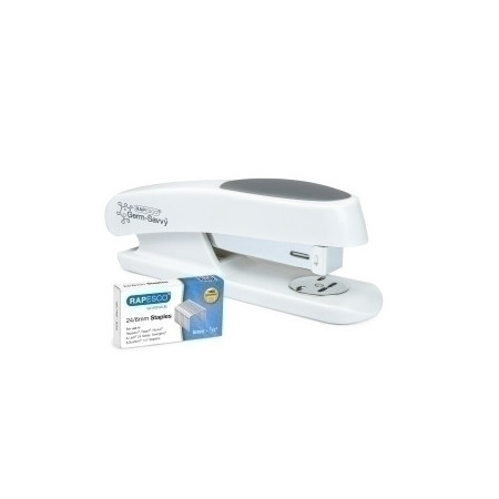 Grapadoras GRAPADORA RAPESCO ANTIBACTERIANO STING RAY (20h) (incluye 1000 grapas 24/6mm) BLANCO 15201542  102RODEL