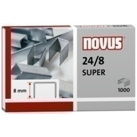 Grapas galvanizadas GRAPAS NOVUS 24/8 GALVANIZADAS caja de 1000 42502212  NGM-1695