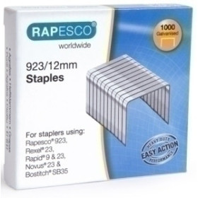 Grapas galvanizadas gran capacidad GRAPAS RAPESCO GRAN CAPACIDAD 923/12 mm. GALVANIZADAS caja de 1000 42501490  SINGERFIRE