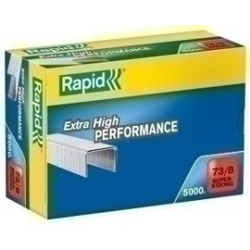 Grapas galvanizadas GRAPAS RAPID SUPER STRONG 73/8 mm. GALVANIZADAS caja de 5000 62102644  085112B