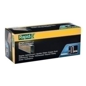 Grapas galvanizadas clavadora GRAPAS RAPID CLAVADORA 606/ 30 mm. GALVANIZADAS caja de 4000 62503606  51897