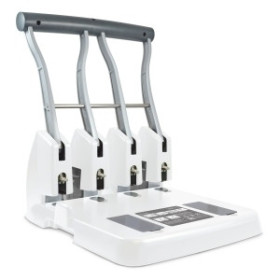 Taladros de 4 punzones gran capacidad TALADRO 4 P. RAPESCO ECO P4400 (150 hojas) BLANCO 11603036  09454