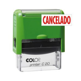 Sellos SELLO ent.AUT. COLOP PRINTER C20 (38x14 mm.) "CANCELADO" TINTA ROJA 22501044  39105