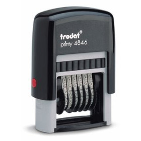 Numeradores NUMERADOR ent.AUT. TRODAT PRINTY 4846 ECO (4 mm. 6 bandas) 12301284  0453125
