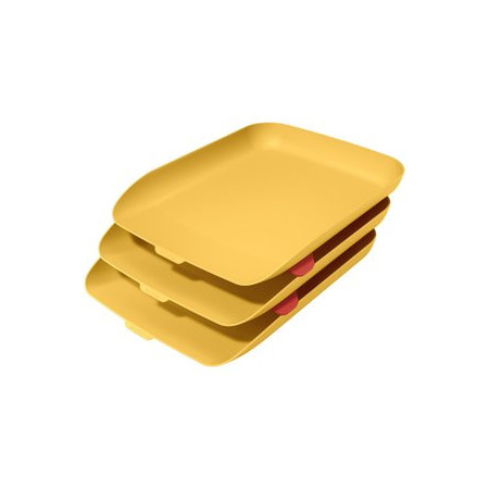 Bandejas sobremesa BANDEJA SOBREMESA LEITZ COSY AMARILLO SET de 3 10903145  01101279