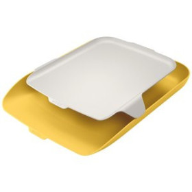 Bandejas sobremesa BANDEJA SOBREMESA LEITZ COSY con ORGANIZADOR AMARILLO 10901580  01101071