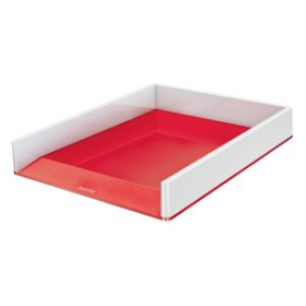 Bandejas sobremesa BANDEJA SOBREMESA LEITZ WOW DUAL ROJO METALIZADO/BLANCO 10903351  01101120