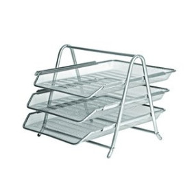 Bandejas sobremesa BANDEJAS SOBREMESA FOROFIS METALICA MALLA PLATEADA SET DE 3 10903201  BKE07041002421