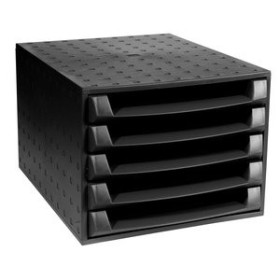 Módulos MODULO EXACOMPTA THE BOX ECOBLACK 5 BANDEJAS 10903059  01040008