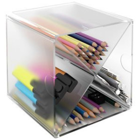 Organizadores sobremesa BANDEJA ORGANIZADOR ARCHICUBO 6703 (cubo aspa) CRISTAL 40301327  S042155