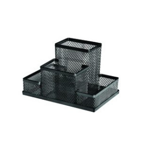 Organizadores sobremesa ORGANIZADOR SOBREMESA FOROFIS RECTANGULAR METALICO MALLA NEGRO 25401415  110035700