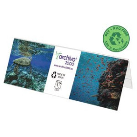 Portanombres PORTA-NOMBRES SOBREMESA A.2000 A5 PVC TRANSPARENTE 25401351  110043900