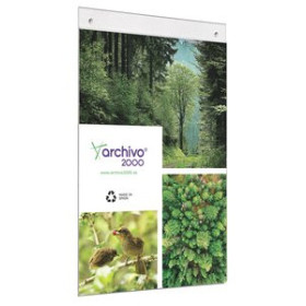 Expositores murales EXPOSITOR MURAL A3 VERTICAL CRISTAL CON TALADROS 18701087  J622501