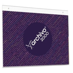 Expositores murales EXPOSITOR MURAL A4 HORIZONTAL CRISTAL CON TALADROS 18701089  N621101