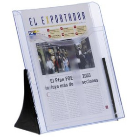 Bandejas verticales y murales SOPORTE VERTICAL 1 BANDEJA A4 ARCHIPLAY AZUL TRANSPARENTE 25201341  1400129