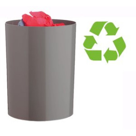 Papeleras plásticas cerradas PAPELERA PLASTICO CERRADA A.2000 GRIS 40301344  0558PSEGUR/250