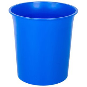 Papeleras plásticas cerradas PAPELERA PLASTICO CERRADA 16 LITROS AZUL 14401093  52514