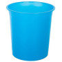 Papeleras plásticas cerradas PAPELERA PLASTICO CERRADA 16 LITROS TRASLUCIDO AZUL 14401421  P-10 BURDEOS