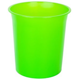 Papeleras plásticas cerradas PAPELERA PLASTICO CERRADA 16 LITROS TRASLUCIDO KIWI 14401424  P-21 AZUL