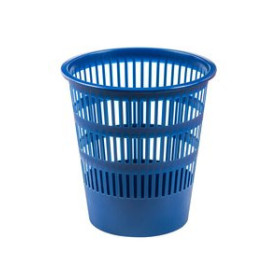 Papeleras plásticas rejilla PAPELERA PLASTICO REJILLA FAIBO 12 L AZUL 26501038  P-22