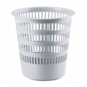 Papeleras plásticas rejilla PAPELERA PLASTICO REJILLA FAIBO 16 L GRIS 14401330  6003/BL