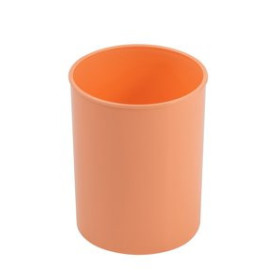 Cubiletes portalápices CUBILETE FAIBO PLASTICO NARANJA PASTEL 14401471  1002800991
