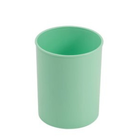 Cubiletes portalápices CUBILETE FAIBO PLASTICO VERDE PASTEL 14401335  305-07