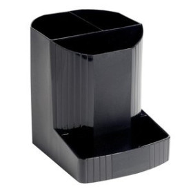 Cubiletes portalápices PORTA LAPICES EXACOMPTA MINI-OCTO ECOBLACK NEGRO 14401358  305-02