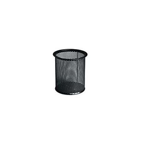 Cubiletes portalápices PORTA LAPICES FOROFIS METALICO MALLA REDONDO NEGRO 14401371  305-03