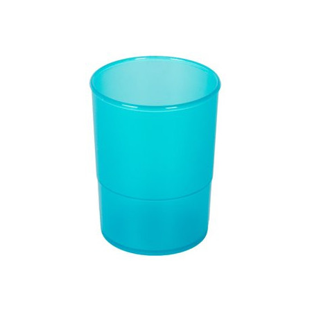 Cubiletes portalápices PORTA LAPICES PLASTICO REDONDO TRASLUCIDO AZUL 14401465  307-32