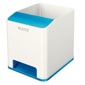 Cubiletes portalápices CUBILETE LEITZ WOW DUAL AZUL METALIZADO/BLANCO 55701072  0008201
