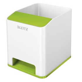 Cubiletes portalápices CUBILETE LEITZ WOW DUAL VERDE METALIZADO/BLANCO 23501735  F472200
