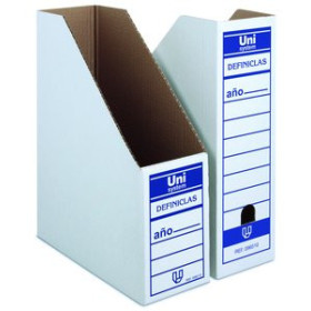 Revisteros de cartón REVISTERO CARTON UNISYSTEM DEFINICLAS Fº 100mm 24101282  8020-604