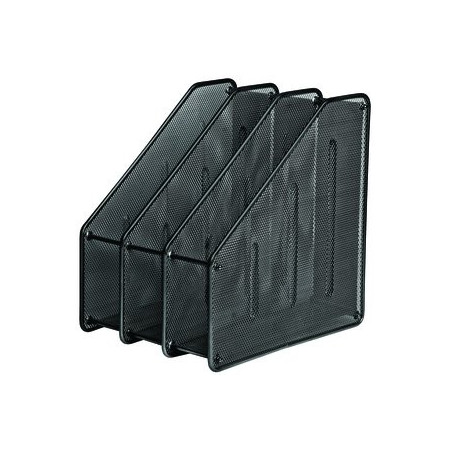 Revisteros plásticos y metálicos REVISTERO FOROFIS TRIPLE METALICO MALLA NEGRO 24101323  8712