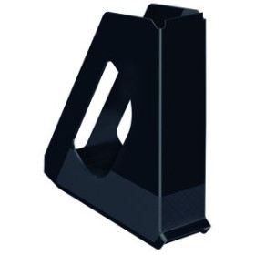 Revisteros plásticos y metálicos REVISTERO PLASTICO ESSELTE EUROPOST 72mm OPACO NEGRO 24101201  8020-63