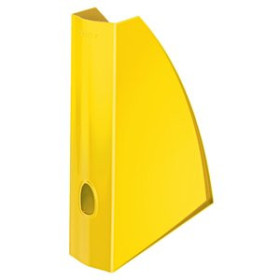 Revisteros plásticos y metálicos REVISTERO PLASTICO LEITZ WOW A4 60mm  AMARILLO 24101208  8020-50