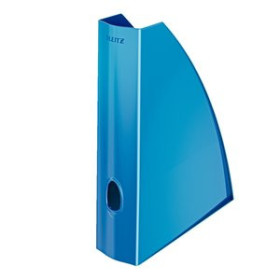 Revisteros plásticos y metálicos REVISTERO PLASTICO LEITZ WOW A4 60mm  AZUL METALIZADO 24101205  8020-39