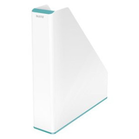 Revisteros plásticos y metálicos REVISTERO PLASTICO LEITZ WOW DUAL TURQUESA/BLANCO 25202041  86O