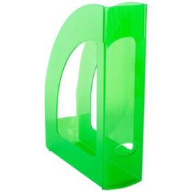 Revisteros plásticos y metálicos REVISTERO PLASTICO 80mm TRASLUCIDO VERDE 23103103  13350