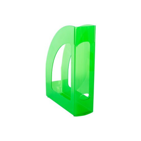 Revisteros plásticos y metálicos REVISTERO PLASTICO 80mm TRASLUCIDO VERDE 23103103  13350