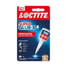 Adhesivo instantáneo (cianocrilato) PEGAMENTO INST. SUPER GLUE-3  5g 15201677  7530011