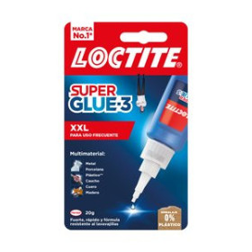 Adhesivo instantáneo (cianocrilato) PEGAMENTO INST. SUPER GLUE-3 XXL 20g 15201680  7530047